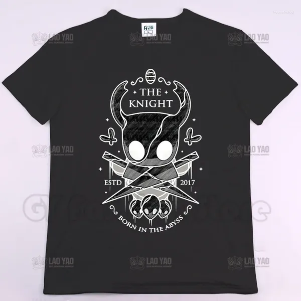 Herren T-Shirts Hollow Knight Graphic Game Themed T-Shirts Sommer Kurzarm THE Streetwear Übergroßes Hemd Harajuku