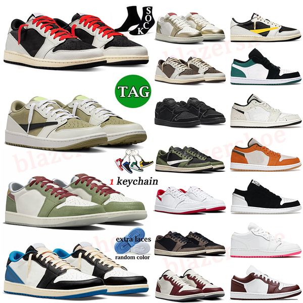 Golf Olive Jumpman 1 1s Low Basketballschuhe 1 OG Designer Chinese New Year of the Dragon Fragment Athletic Outdoor Sneakers Herren Damen j1 Top Fashion Trainers DHgate.com