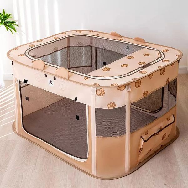 Casa para gatos, sala de parto, casa para gatos, doce e confortável, cama confortável, barraca dobrável, suprimentos para cães e gatos 240131