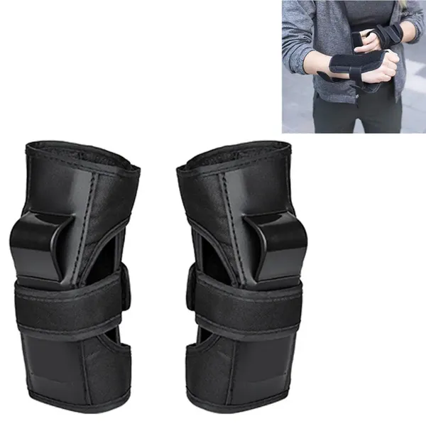Knieschützer 1 Paar Schutzausrüstung Handgelenkschützer mit atmungsaktivem Handflächenschutz Fallprävention Wrister für Roller Inline L