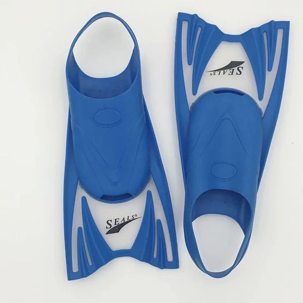 Allenamento di nuoto per bambini con pinne Scarpe da rana da immersione Galleggiante Piccola nuotata in acqua Pinna per bambini Buceo 240123