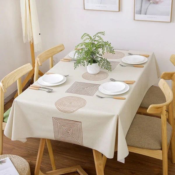 Toalha de mesa para sala de jantar, mesa de café, toalha de mesa