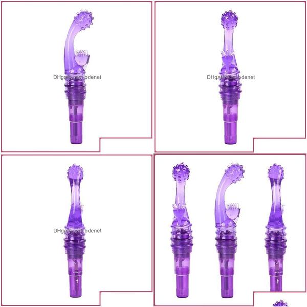 Beinmassagegeräte Spielzeug Masr Weibliche Masturbation Finger Vibrator Klitoris und G-Punkt Orgasmus Squirt Pinselstab für Frau ADT Produkte Drop Deliv DHQ4Y