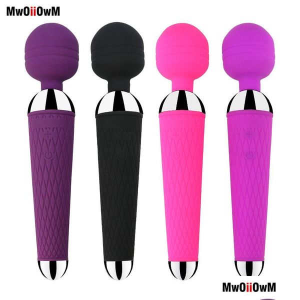 Massageadores de perna brinquedo masr usb recarregável microfone g-ponto vibrador à prova d'água vibração dupla para mulheres produto adt 4 entrega de gota hea dhi8g