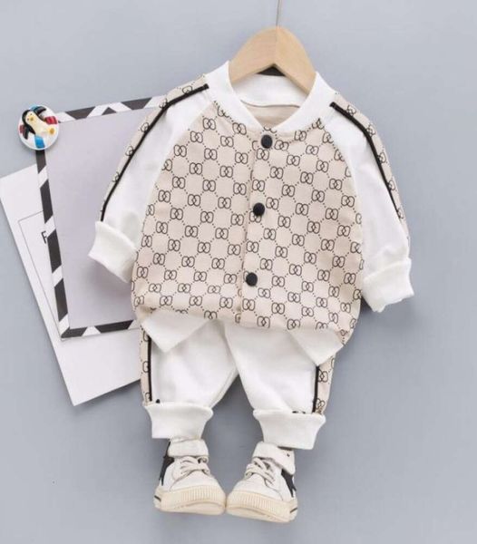 Baby Trainingsanzug Herbst Kinder Kleidung Jungen Sets Trainingsanzüge Mädchen Kleidung Lässig Druck Baumwolle Anzug Kostüm Für Kinder Mode lässig