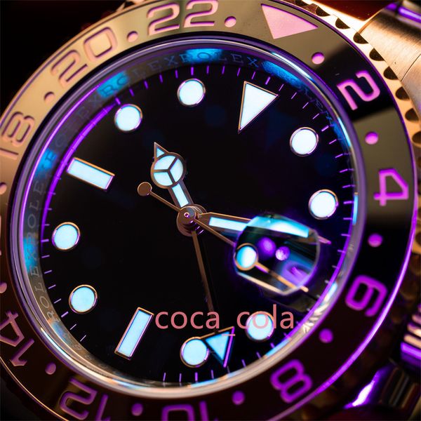 orologio da polso da uomo di lusso Giappone meccanico automatico nuovo bracciale in acciaio inossidabile zaffiro impermeabile II ROOT BEER acciaio bicolore oro rosa 40mm 126711chnr