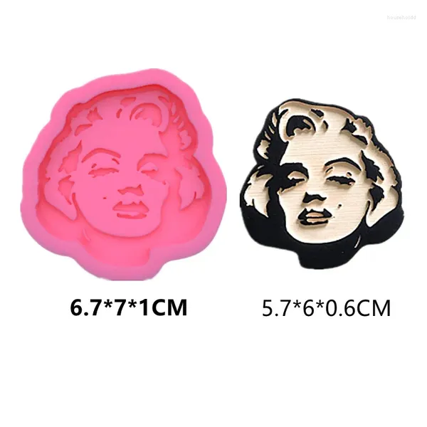 Stampi da forno Pretty Woman Stampo in silicone Stampo per torta fondente Stampo per decorazione Sugarcraft Strumenti per cioccolato Utensili da cucina per torte 1484