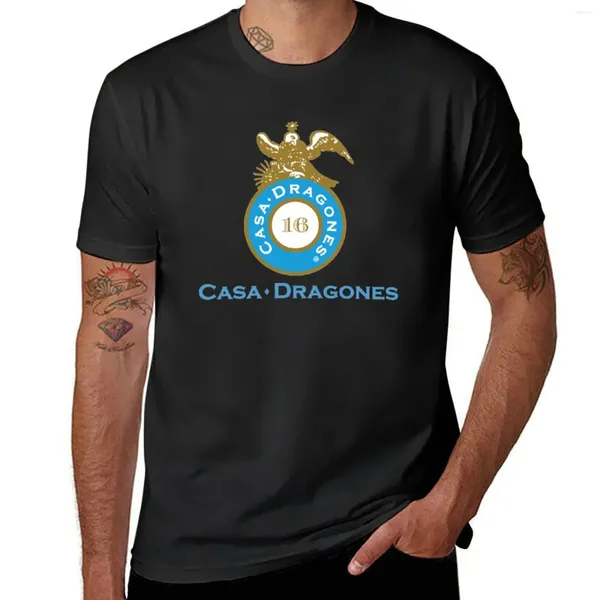 Magliette da uomo T-shirt con logo Casa Dragones T-shirt corta per abiti estetici Maglietta da uomo grafica