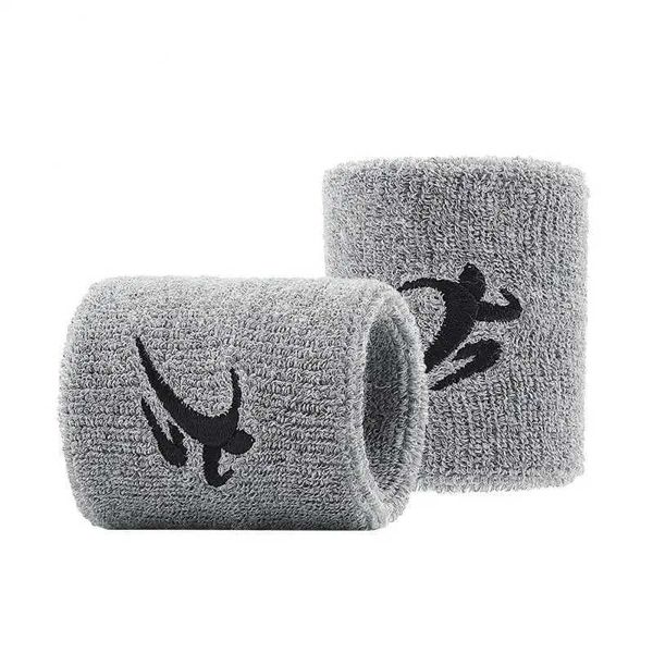 Bilek Desteği 1 PCS Renkli UNISEX Sport Ter Bandı Bilek Bandı Pamuk Koruyucusu Çalıştırıcı Badminton Basketbol Brace Terry Cloth Sweat Band YQ240131