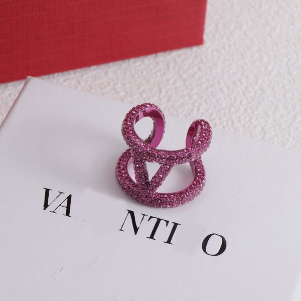 Anello di lusso Stud lettera Orecchino Orecchini di design per donne orrose ragazze orecchini a bottone set Designer Gioielli orecchino San Valentino Regalo di fidanzamento per la sposa