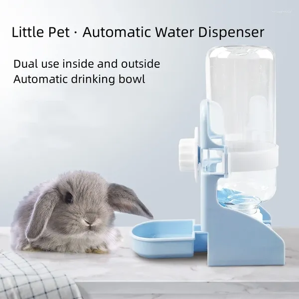 Altre forniture per uccelli 500ML Pet Pappagalli Uccelli Bevitore Gatto Gabbia per cani Appeso Distributore d'acqua per Piccione Coniglio Ciotola per mangiatoia per piccoli animali domestici