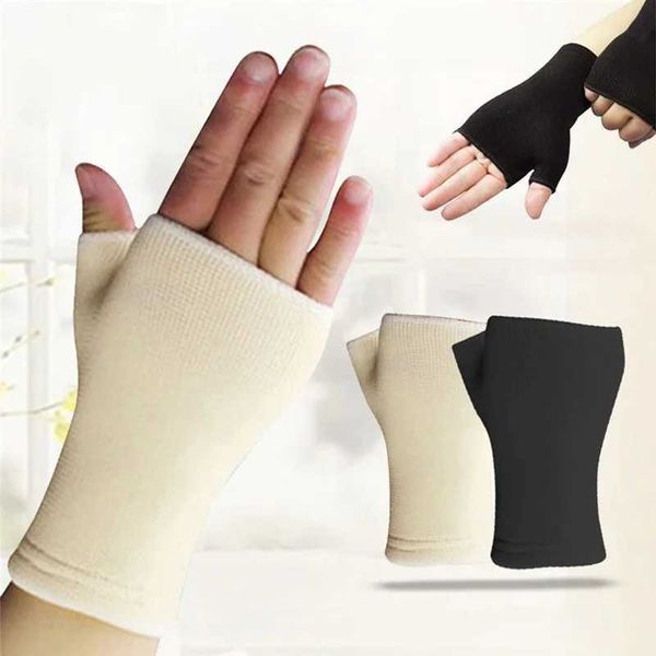 Suporte de pulso 1 par ultrafino ventilar guarda de pulso artrite cinta manga suporte luva elástica palma mão pulso suporta yq240131