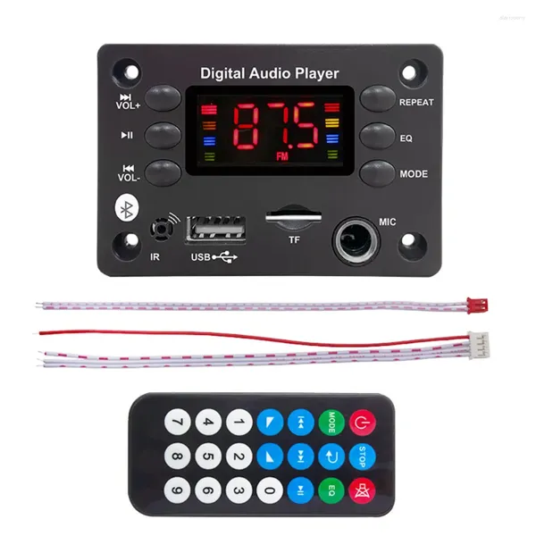 Bluetooth 5.0 MP3 WMA WAV APE Decoder Board Audio Modul Unterstützung USB TF FM Radio mit Fernbedienung