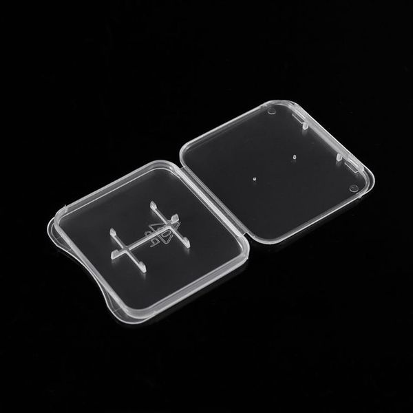 2 в 1 Стандартная коробка для памяти, чехол для карт, держатель для карт Micro SD TF, прозрачные пластиковые коробки214N