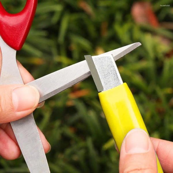 Outros acessórios de faca cortador afiador alta dureza afiada rápida afiação portátil jardim ao ar livre tesoura portátil tesoura cozinha