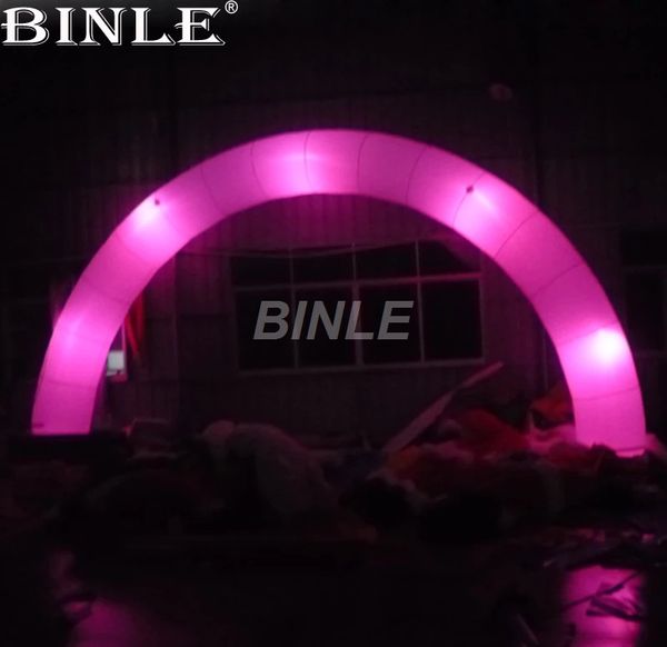 Porta de arco de iluminação inflável de iluminação inflável comercial de LED comercial de porte comercial para o evento de casamento 001