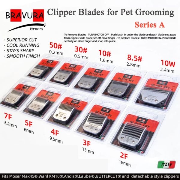 Ножницы подходят для адаптеров адаптеров типа A5 Precision Blade Set Professional Dog Clipper Blade Fit
