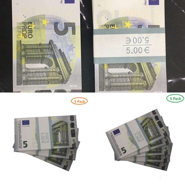 Todo o ProP de alta qualidade Euro 10 20 50 100 cópias Toys Fake Notes Billet Movie Money que parece verdadeiro bilet euros e euros 20 Coleção A268tb9n4lszh