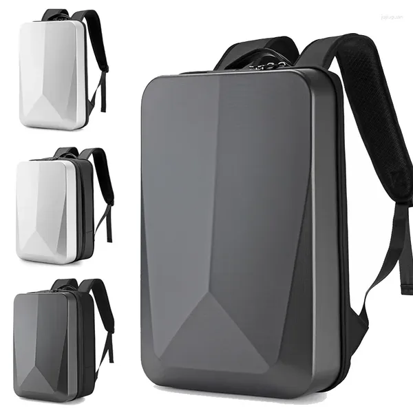 Zaino E-Sports PC Hard Shell Borsa per laptop da uomo alla moda Impermeabile Business Office Travel Password Antifurto