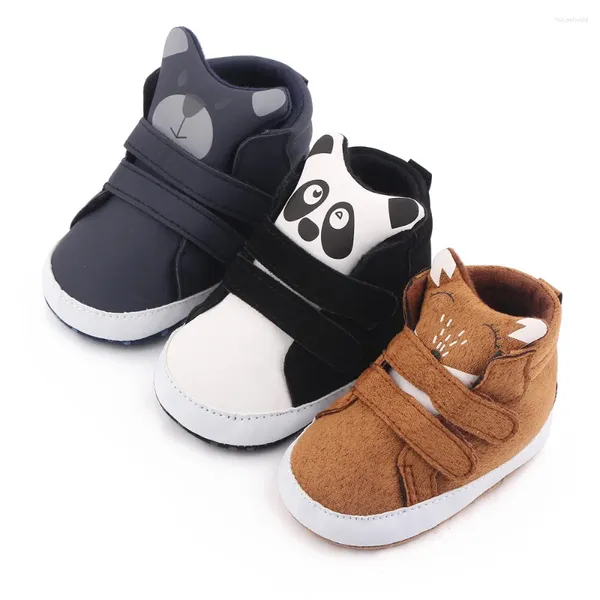 Primi camminatori Scarpe da bambino Classiche Suola morbida Nate Casual Moda Sport Sneaker Neonato Bambino Cartone Animale Walker Culla