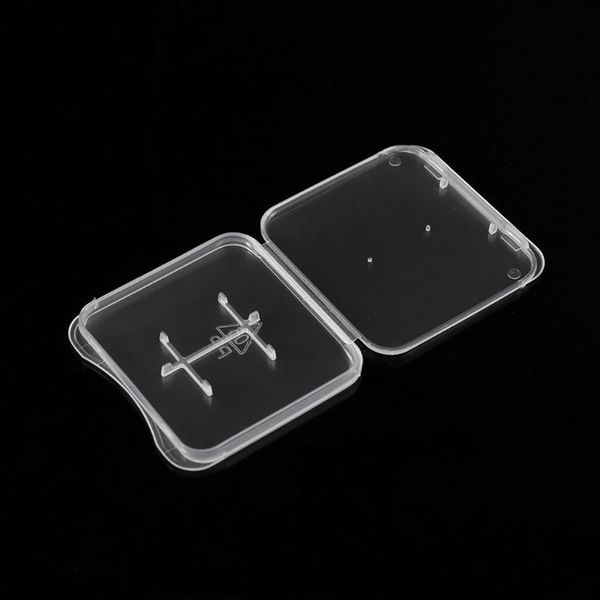 2-in-1-Standard-Speicherpack-Box, Kartenetui-Halter, Micro-SD-TF-Kartenspeicher, transparente Kunststoffboxen223A