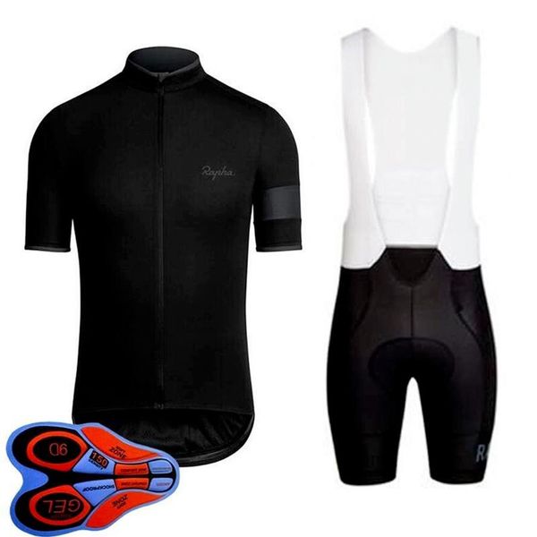 Maglia da ciclismo Rapha Set completo Pro Pantaloni da bicicletta Maillot Abbigliamento MTB Pantaloncini da bici da strada Completo da uomo Ropa Ciclismo309n