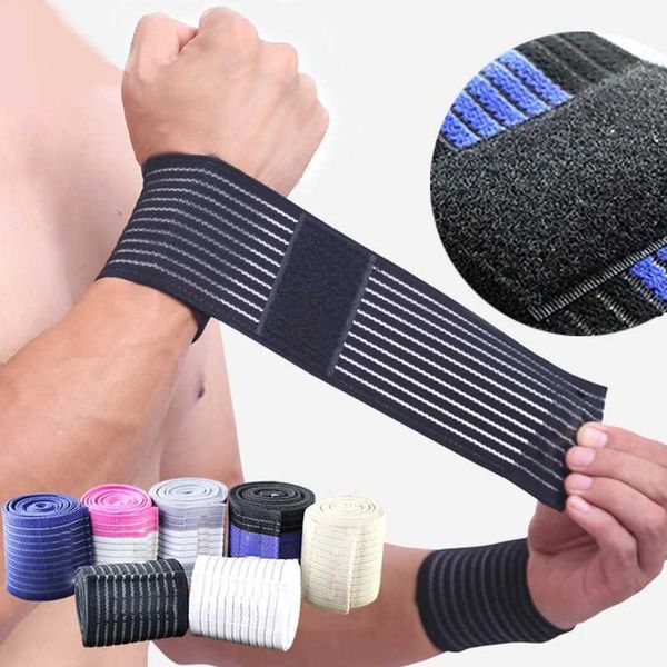 Handgelenkstütze 1PCS Baumwolle elastische Bandage Hand Sport Armband Gym Unterstützung Handgelenkstütze Wrap Karpaltunnel YQ240131