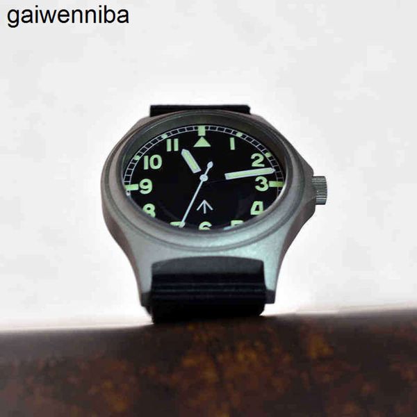 IWCity Pilot clean-factory SUPERCLONE Relógio masculino relógio de aço inoxidável safira à prova d'água vintage cópia militar g10 pulso para homens