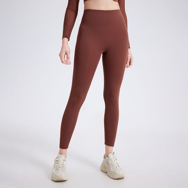 Ll mulheres yoga leggings calças de fitness push up exercício correndo com bolso lateral ginásio sem costura pêssego bunda calças apertadas ck2421