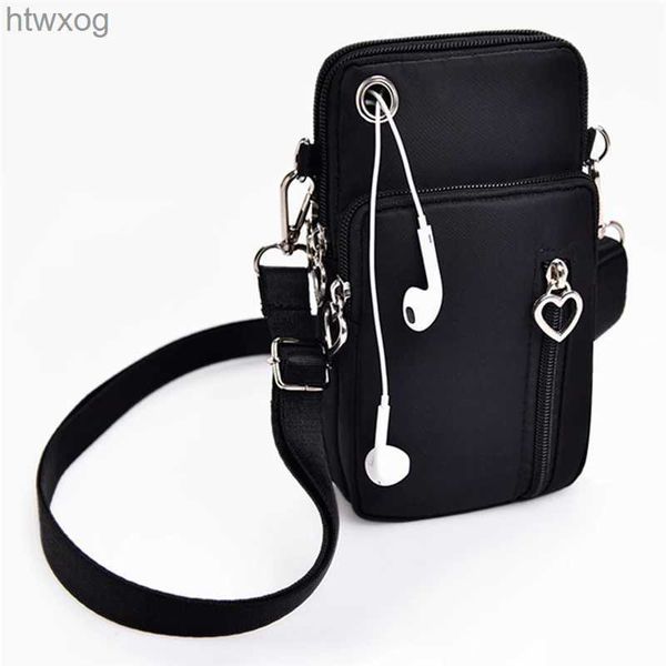 Bolsas de telefone celular universal saco de telefone móvel para caso de telefone carteira esporte ao ar livre braço bolsa bolsa de ombro bolsa de telefone feminino bolsa de ombro yq240131