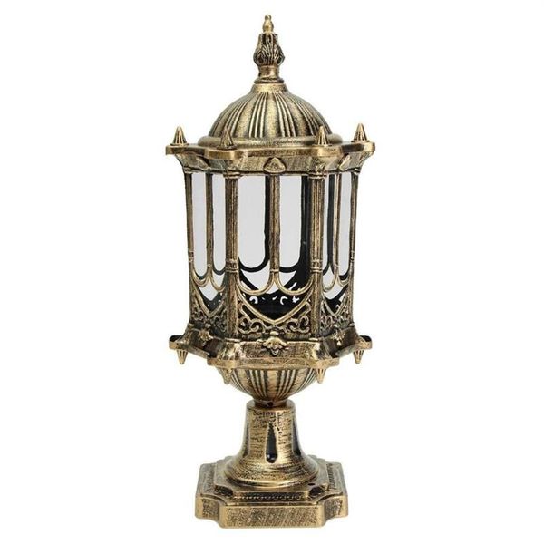 Lampade da parete per esterni Retro Luce da giardino Portico Lampione Lanterna Pilastro Passerella Illuminazione Balcone Luci corridoio Decorazione Cortile Patio189k