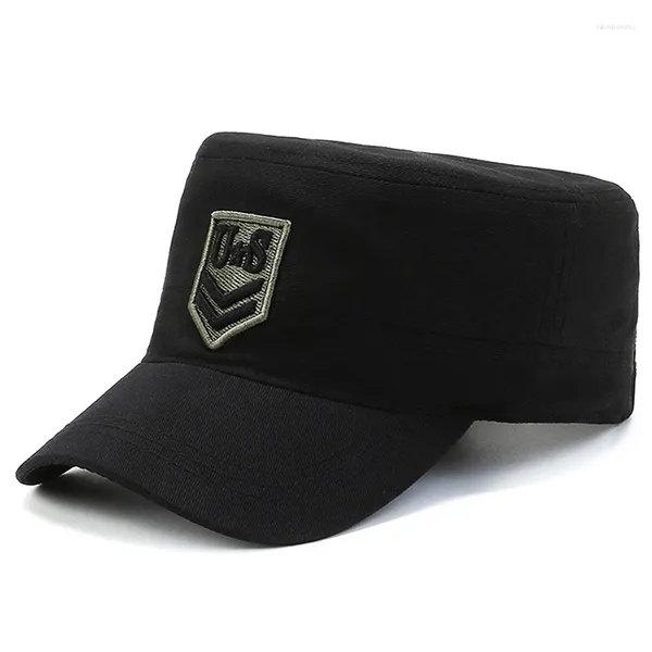 Бейсбольная кепка с плоским верхом, мужская армейская камуфляжная вышитая американская тактическая кепка для спорта на открытом воздухе, шляпа для папы, повседневные охотничьи шапки