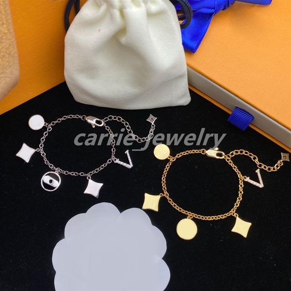 Элегантный браслет, модные украшения, мужская и женская цепочка, свадебные браслеты, дизайн с каменными буквами, высокое качество2612