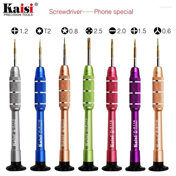 Kaisi 1 peça chave de fenda phillips torx hex tri-asa para iphone samsung huawei p8 xiaomi ferramentas de reparo de abertura