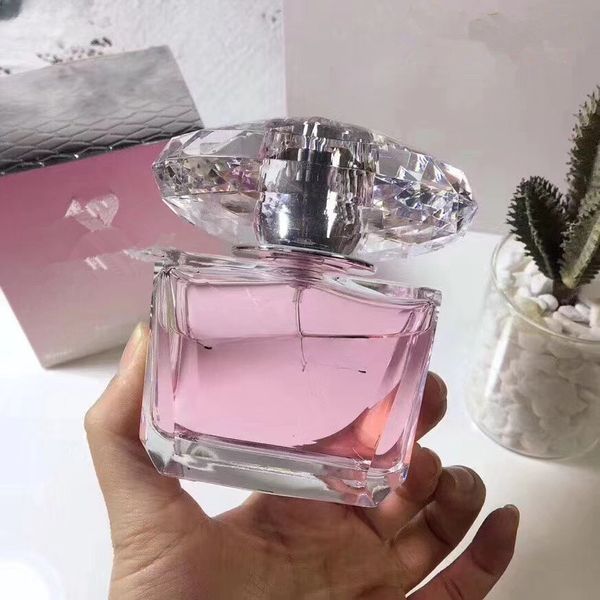 Lüks marka kadın parfüm spreyi 90ml eau de parfum doğal sprey çiçek kokusu vücut kokusu sprey kokusu dökme femme