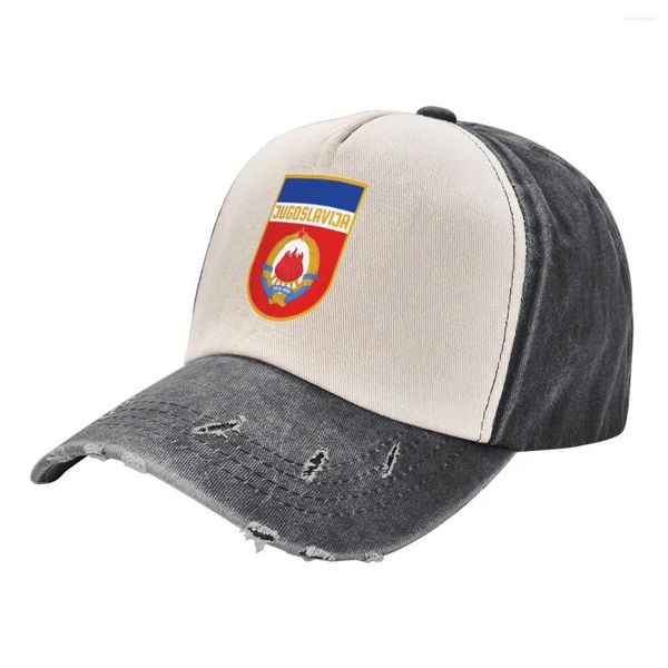 Top Caps Jugoslavija Yassacap Beyzbol Kapağı Moda Plajı Sert Şapka Doğum Günü Kadın Şapkaları 2024 Erkekler