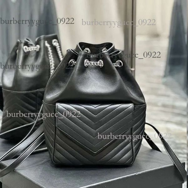 Designer-Taschen-Rucksack Damen Herren S JOE Mini Schwarz Echtes Leder Eimer Sier Gold Hardware Umhängetasche Umhängetasche mit Box