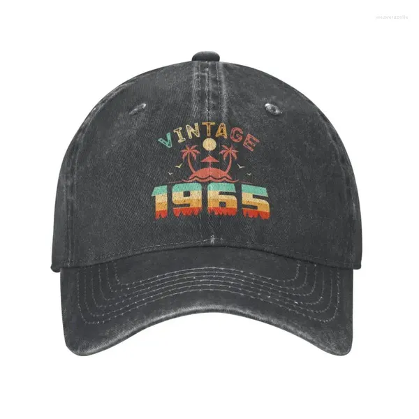 Бейсбольные кепки, классические унисекс, хлопковые винтажные 1965 года, крутая идея подарка на день рождения, бейсболка для взрослых, регулируемая шляпа для папы для мужчин и женщин, хип-хоп
