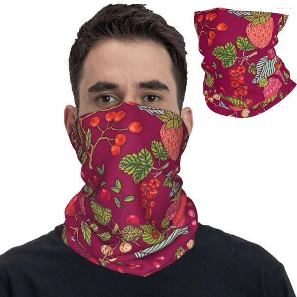 Schals Kawaii Erdbeere Bandana Halsbedeckung Bedruckt Cartoon Obst Sturmhauben Magischer Schal Kopfbedeckung Laufen Für Männer Frauen Erwachsene Winter