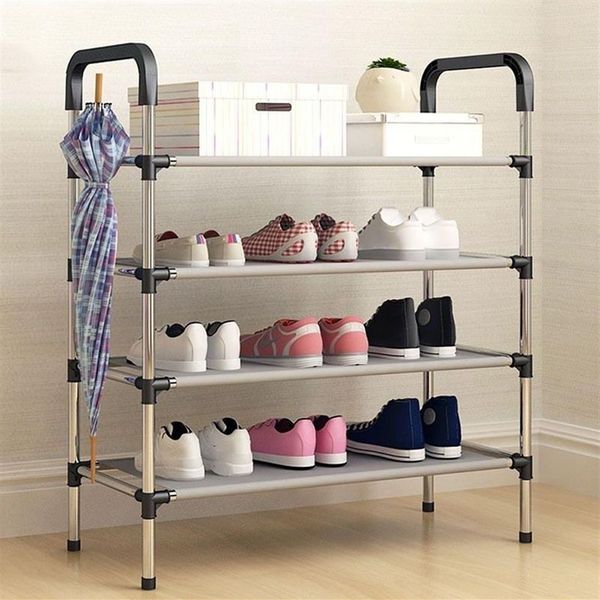 Actionclub multiuso multicamadas simples sapato rack doméstico à prova de poeira montagem diy sapato organizador rack economizador de espaço y200527285z