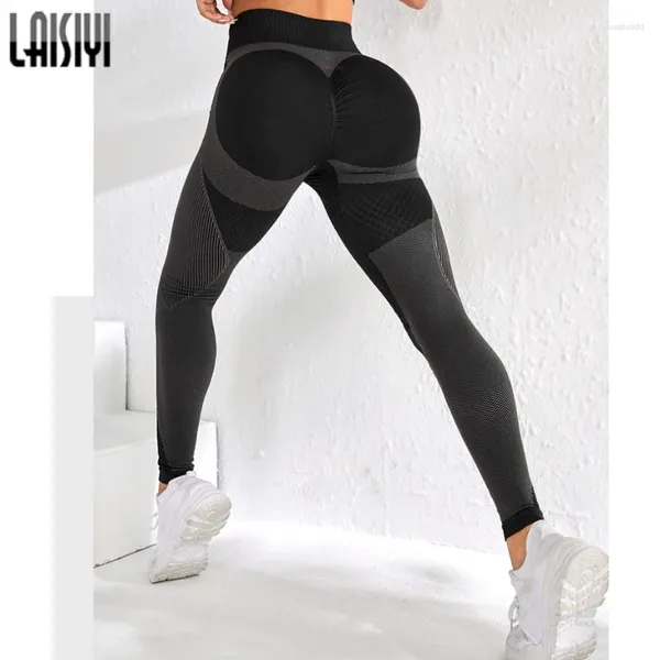 Kadın Taytlar Laisiyi Seksi Spor Yüksek Bel Pantolon Fitness Spor Salonu Taytlar Push Teşhal Pantolon Butmony Control Legins