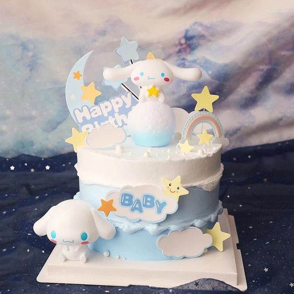 Strumenti per torte Animali Cane Festa di compleanno Topper Forniture per cottura Corea Gig Ear Bambini Bomboniera per cupcake Forniture per decorazioni Regali