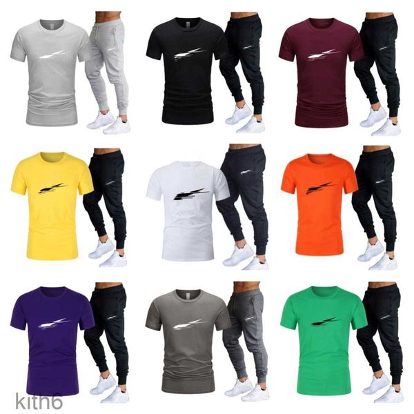 Verão ao ar livre moda masculina e feminina shorts conjunto de roupas esportivas manga curta camiseta impresso terno roupas de marca conjunto de duas peças81111 nvmk