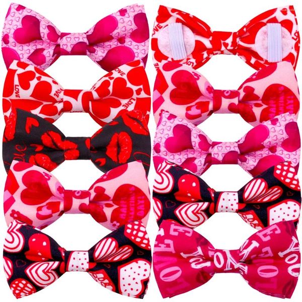 Abbigliamento per cani 40 pezzi Papillon Accessori rossi per cani di piccola taglia Cravatte Animali domestici Forniture per cuccioli di moda di lusso
