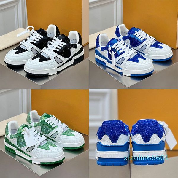 2024 Sneakers Luxus-Designer-Schuhe, einzigartig, zweifarbig, stilvoll, funkelnde Sportschuhe