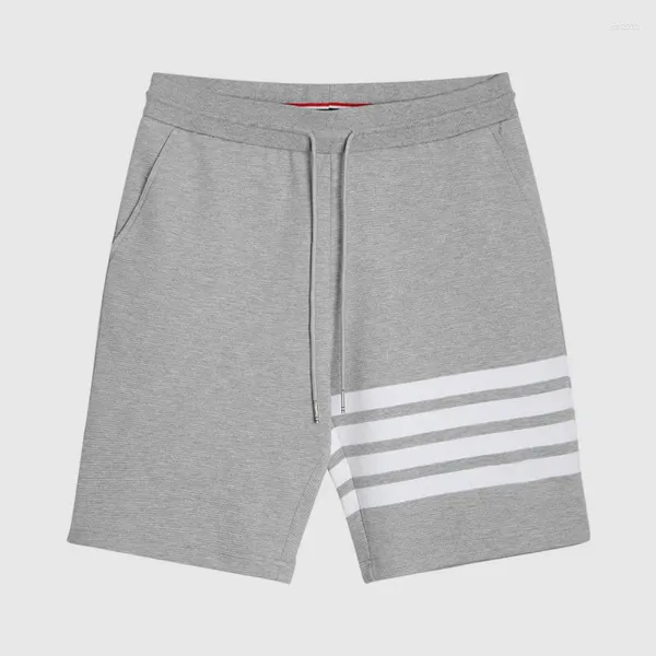 Pantaloncini da uomo Atletica Tendenza coreana preferita Jersey di cotone Marchio di moda Solido maglia pull-on con tasche