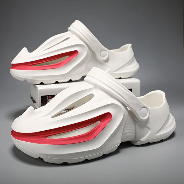 Sapatos de tubarão de gado de alta qualidade sapatos de praia Sapatos de verão de altura Sandálias respiráveis Gai 40-45