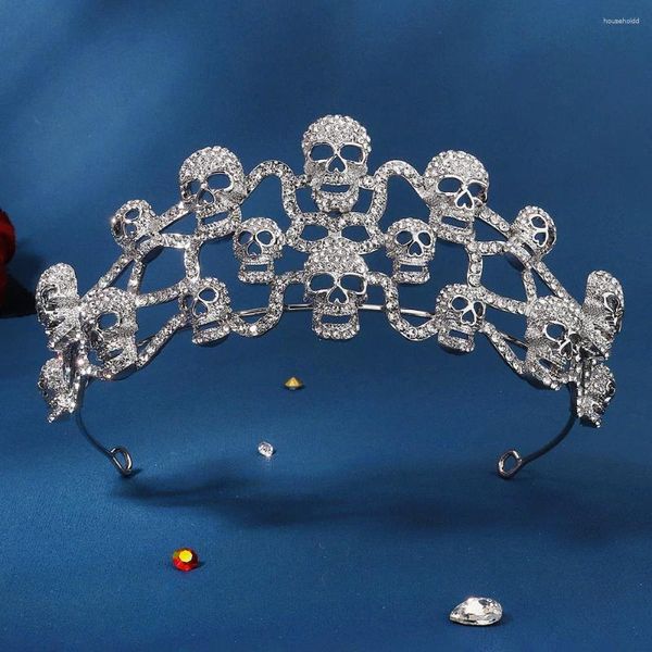 Fermagli per capelli Cerimonia di nozze Sposa Personalità Corona retrò Accessori Festa Elegante Regina per le donne