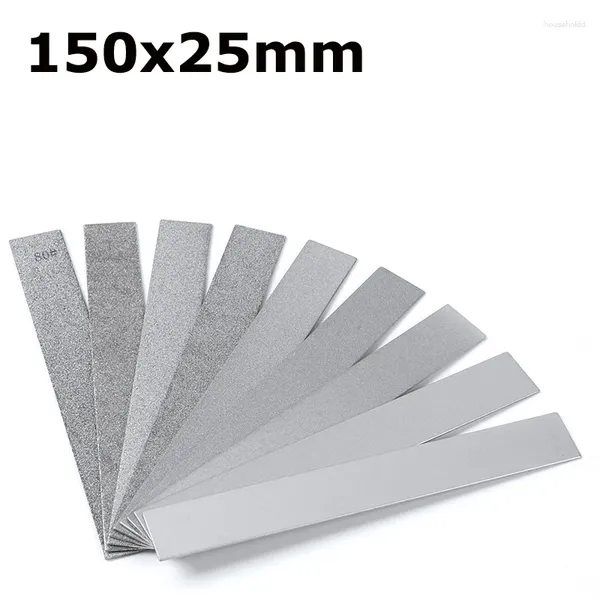 Outros acessórios de faca 150x25x1mm placa de afiação de diamante para tipo apontador de vértice