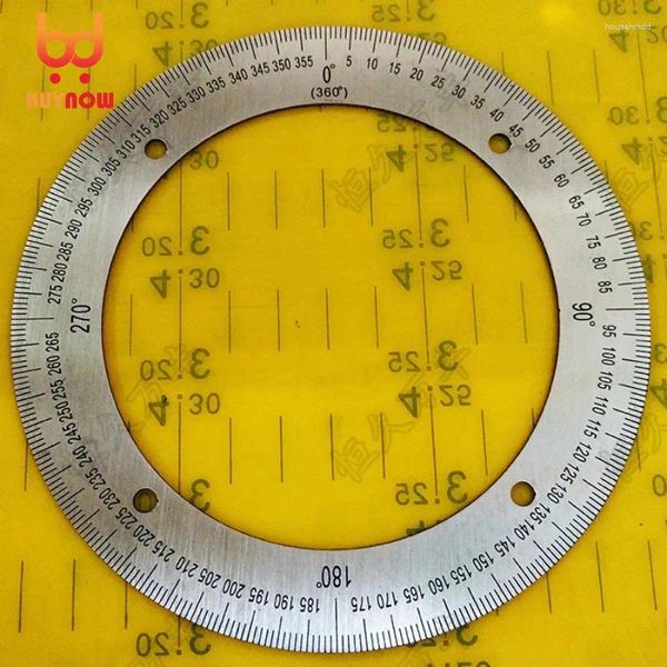 Декоративные фигурки 130x92x1 мм, 360-градусный циферблат, стальной диск, инструмент для измерения угла из нержавеющей стали